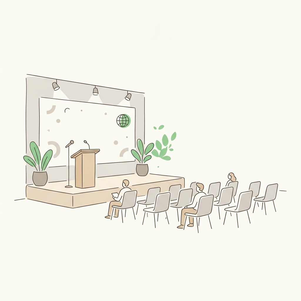 Digital Nomad Conference illustration